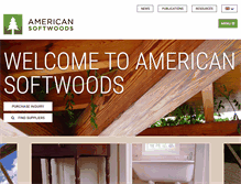 Tablet Screenshot of americansoftwoods.com